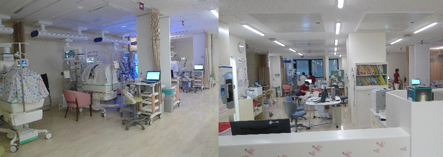 4階 総合母子医療センター　NICU（新生児集中治療室）